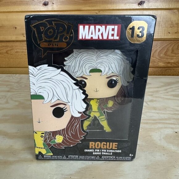 Funko Pop Marvel Rogue Enamel Pin #13 - Picture 1 of 6